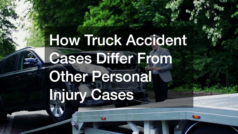 How Truck Accident Cases Differ From Other Personal Injury Cases